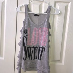 Silver Long Sleeve Shirt